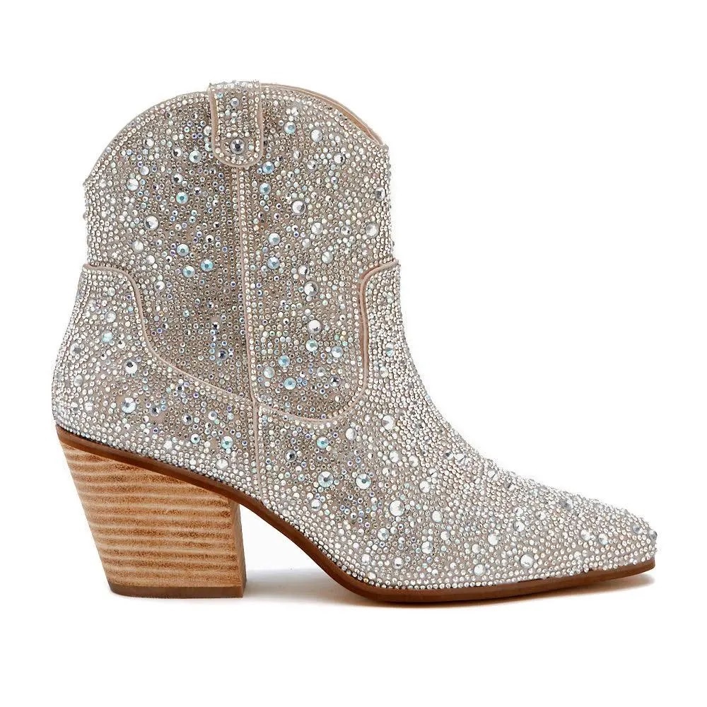 NEW IN BOX: Matisse Harlow Rhinestone Booties